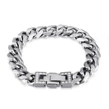 Titanium Steel Casting Side Chain Bracelet Men's