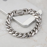 Titanium Steel Casting Side Chain Bracelet Men's