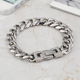 Titanium Steel Casting Side Chain Bracelet Men's