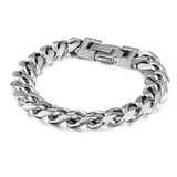 Titanium Steel Casting Side Chain Bracelet Men's