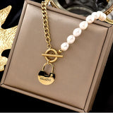 Baroque Natural Pearl Necklace for Women