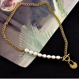 Baroque Natural Pearl Necklace for Women