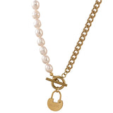 Baroque Natural Pearl Necklace for Women