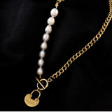 Baroque Natural Pearl Necklace for Women