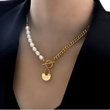 Baroque Natural Pearl Necklace for Women