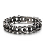 Titanium Steel Motorcycle Bracelet Retro Punk Men's Bracelet