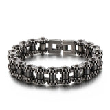 Titanium Steel Motorcycle Bracelet Retro Punk Men's Bracelet
