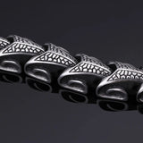 Men's Titanium Steel Keel Bracelet, Snake Design Stainless Steel Jewelry