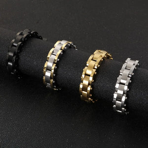 Titanium Steel Men's Bracelet - Domineering Style
