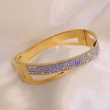 Titanium Steel Wide Bracelet - Minimalist Women's Bracelet