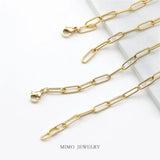 18K Gold O-Chain Necklace Bracelet