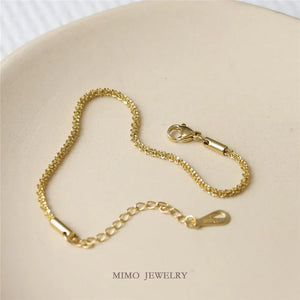 18K Sparkling Chain All Star Bracelet Necklace with Pendant DIY Accessories