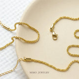 18K Sparkling Chain All Star Bracelet Necklace with Pendant DIY Accessories
