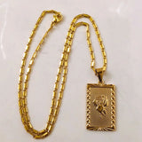 18K Stainless Steel Floral Necklace Runway Gown