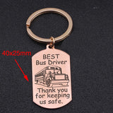 Bus Driver Appreciation Keychain