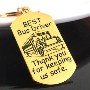 Bus Driver Appreciation Keychain