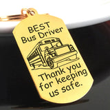 Bus Driver Appreciation Keychain