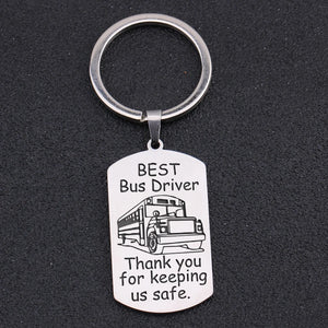 Bus Driver Appreciation Keychain