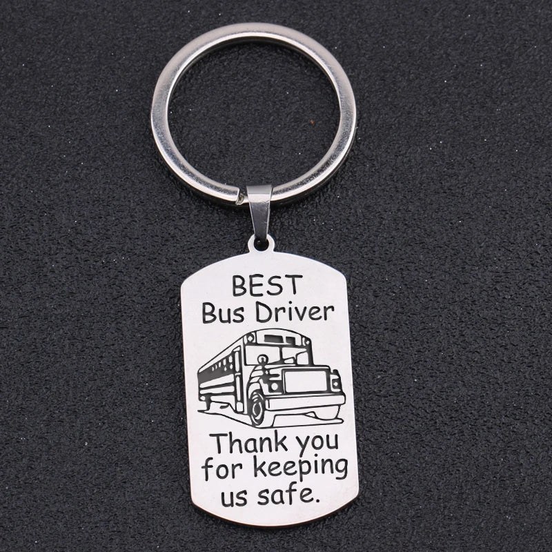 Bus Driver Appreciation Keychain