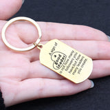 Good Leader Gift Keychain Stainless Steel Jewelry Keyring Car Key Tag