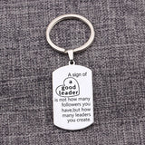Good Leader Gift Keychain Stainless Steel Jewelry Keyring Car Key Tag