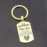 Personalized Car Keychain for Boyfriend - High-quality Surprise