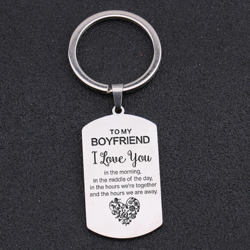 Personalized Car Keychain for Boyfriend - High-quality Surprise