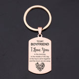 Personalized Car Keychain for Boyfriend - High-quality Surprise