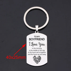 Personalized Car Keychain for Boyfriend - High-quality Surprise