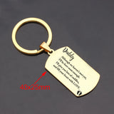 Daddy Surprise Keychain: Here Soon Enough