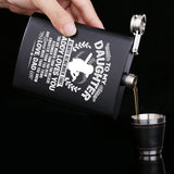 Daughter Paint Whisky Alcohol Bottle Laser Flask
