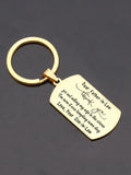 Father-in-law Keychain: Thank You For Not Selling My Wife To The Circus