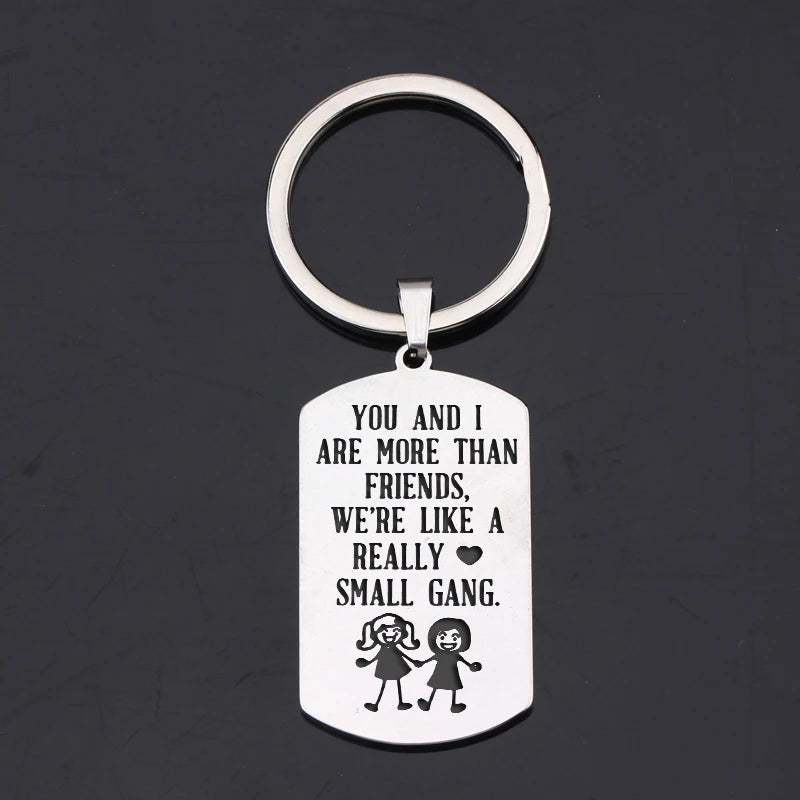You and I are a Small Gang Keyring