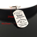 Engraved Key Rings: A GOOD LISTENS TO Your ADVENTURES