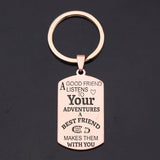 Engraved Key Rings: A GOOD LISTENS TO Your ADVENTURES