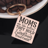 Mom Button Keychain - Holds Everything Together