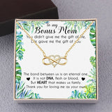 Bonus Mom Heart Necklace With Box Charm - Mother's Gift