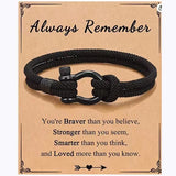 To My Boys Bracelet Son Bracelet for Son Grandson Nephew Birthday Gift