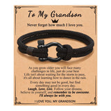 To My Boys Bracelet Son Bracelet for Son Grandson Nephew Birthday Gift