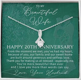 To My Daughter Christmas Gift Stainless Steel Necklace