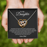 Dad Moon Pendant Christmas Gift for Daughter