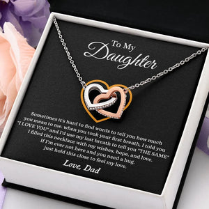 Dad Moon Pendant Christmas Gift for Daughter