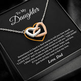 Dad Moon Pendant Christmas Gift for Daughter
