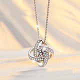 Daughter in Portuguese Crystal Necklace Zircon Chain