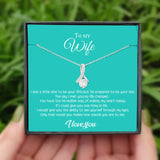 Future Wife Necklace, Sentimental Engagement Gift, Birthday Gift for Fiancee