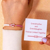 Granddaughter Forever Linked Together Braided Bracelet