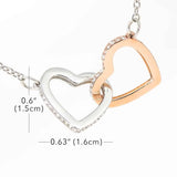Grandma Interlocking Hearts Necklace, Mother's Gift, Granddaughter Jewelry