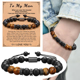 Colorful Natural Stone Beads Bracelet Set