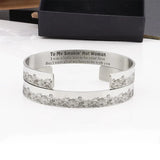 Smokin' Hot Woman Wave Cuff Bracelet - Stainless Steel Birthday Gift