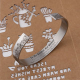 Smokin' Hot Woman Wave Cuff Bracelet - Stainless Steel Birthday Gift